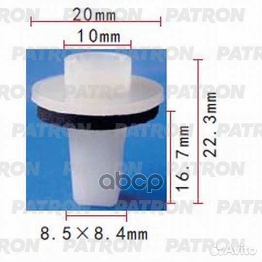 Фиксатор пластмассовый Infiniti,Nissan применяе