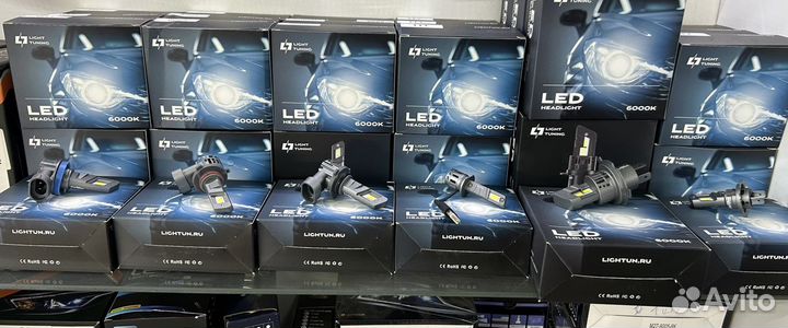 LED лампы H1 с обманками