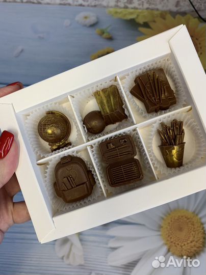 Шоколадные конфеты ручной работы, медианты