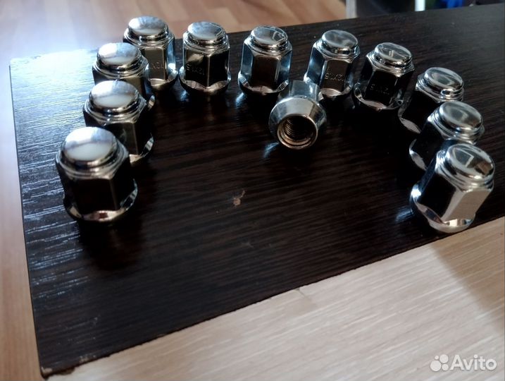 Гайка колесная м12 1.5 ключ 19