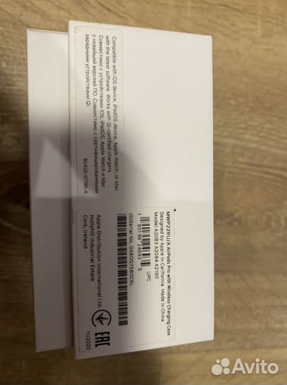 Наушники earpods коробка