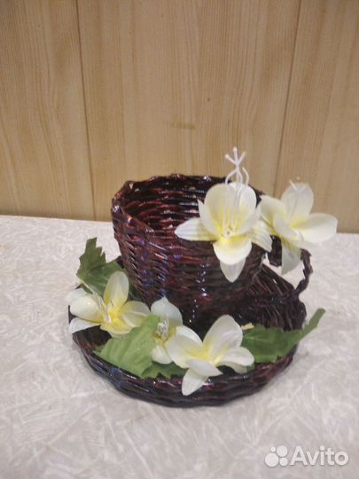 Чашка с блюдцем