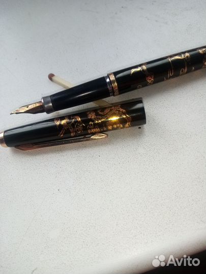 Ручка перьевая с золотым пером СССР