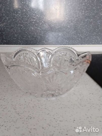 Большая Ваза хрустальная СССР