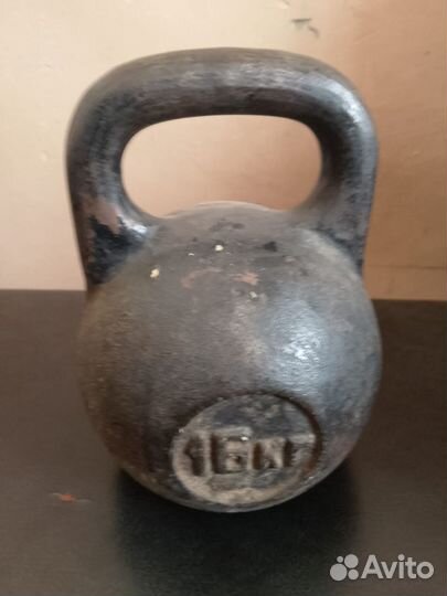Гиря 16 кг бу