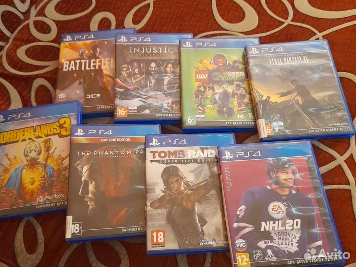 Игры ps4. Диски для продажи