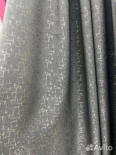 Шторы готовые, рогожка штрих