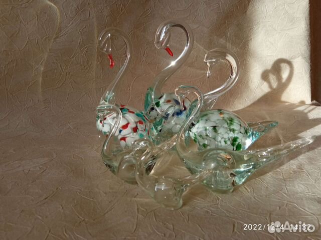 Лебедь стекло СССР