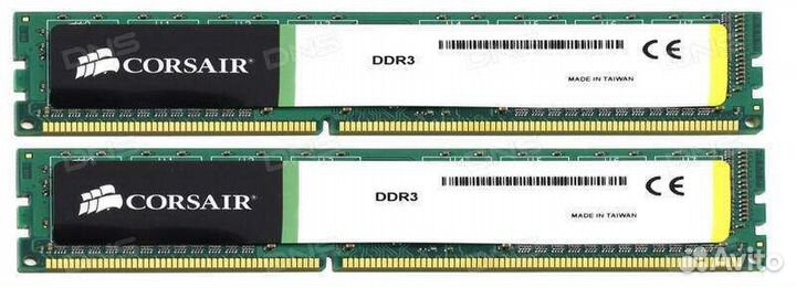 Оперативная память Corsair DDR3 - 2x 4гб 1333