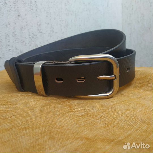 Ремень мужской из кожи буйвола