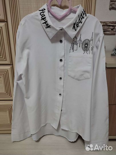 Блузка белая для девочки