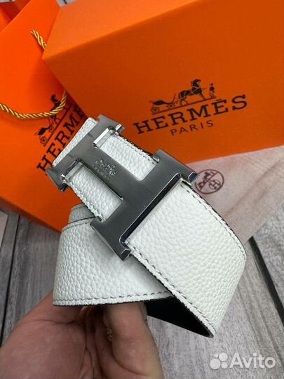 Мужской кожаный ремень Hermes