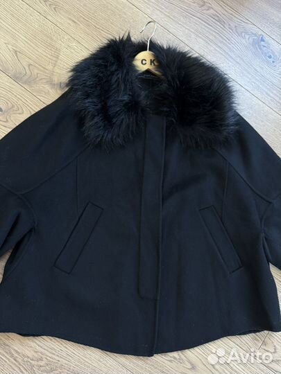 Пальто Zara 45% шерсть, 7%вискоза