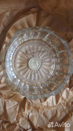 Салатник хрусталь СССР