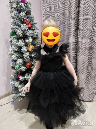 Платье венсдей 116