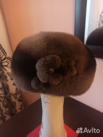 Берет норковый