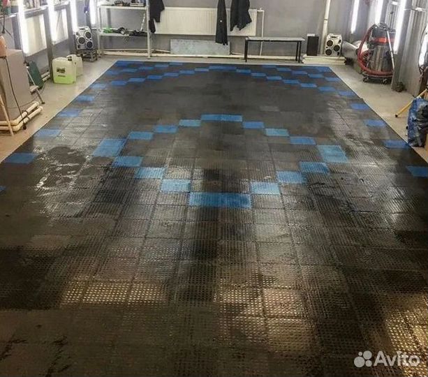 Напольное покрытие. Модульная плитка пвх