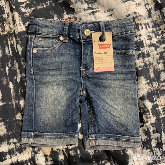 Джинсы (бермуды) Levi’s для девочки, новые