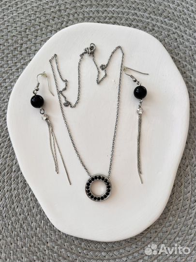 Комплект серьги и колье
