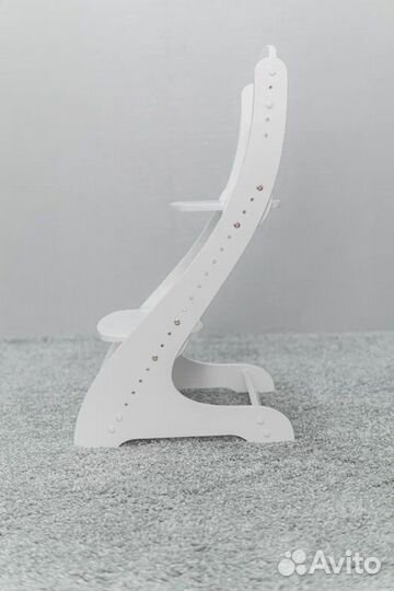 Растущий стул белый