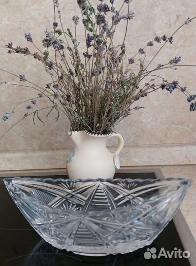 Салатник хрустальный