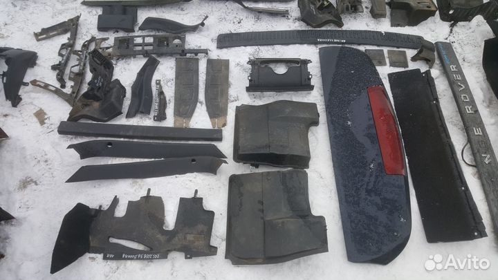 Обшивка салона пластик range rover sport 1 L320