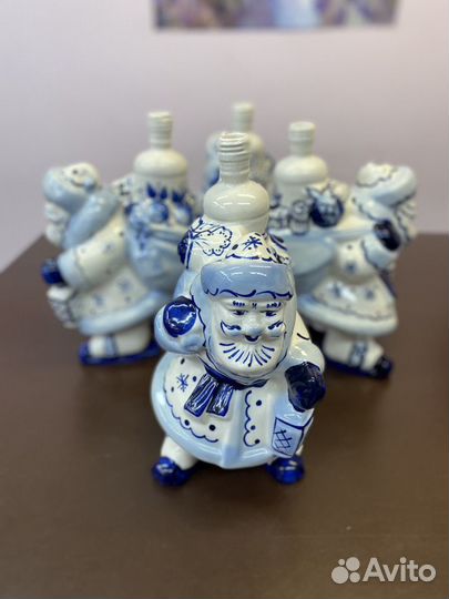 Штоф, графин, бутыль для вина, Дед Мороз