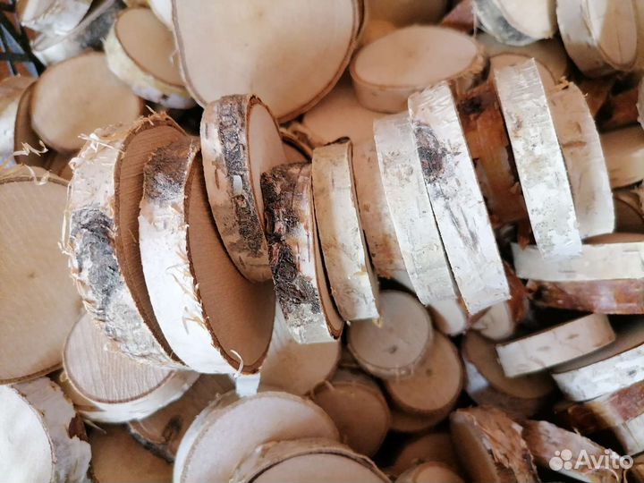 Спилы деревьев для панно. Диаметр до 7 см