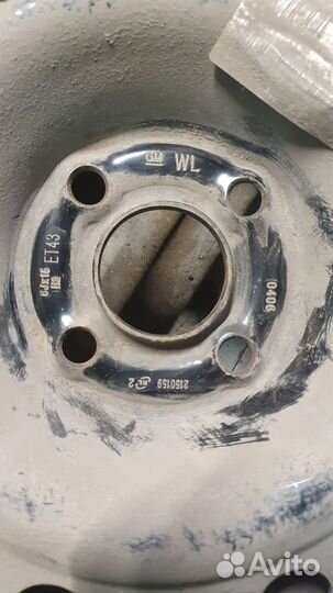 Диски 6jx15 H2 ET43 GM (2150159)