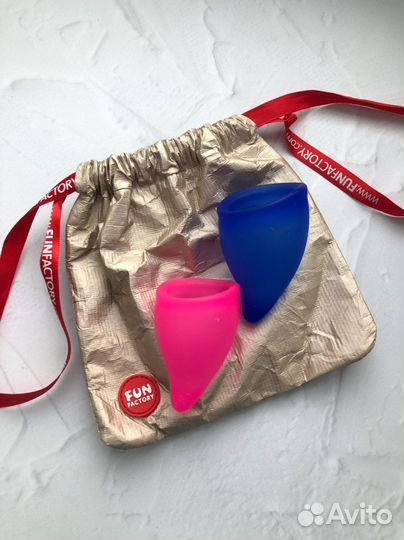 Менструальные чаши Fun Cup 2 размера Новые