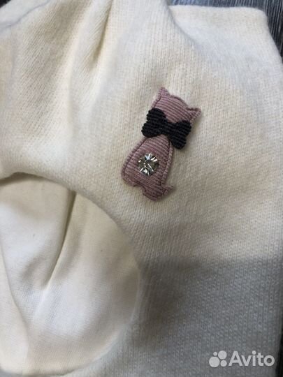 Шапка - шлем с ушками для девочки