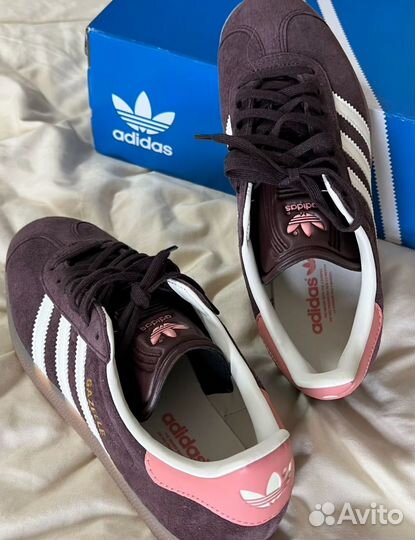 Кроссовки adidas gazelle indoor shadow brown