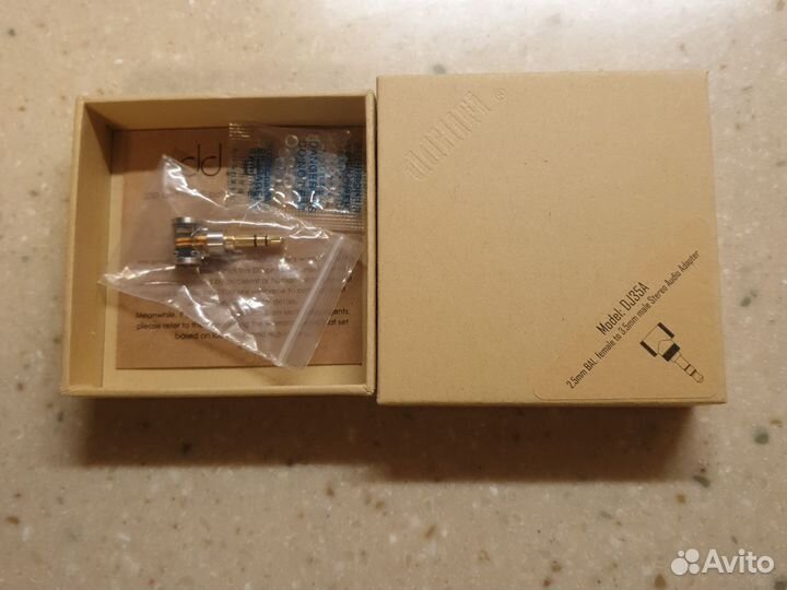 Переходник ddhifi DJ35A (2.5 мм к 3.5 мм)