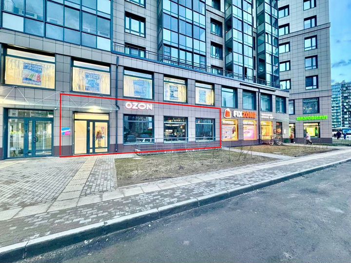 Видовое с высоким трафиком, 100 м²