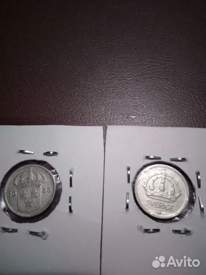 Монеты Швеции, обмен, продажа