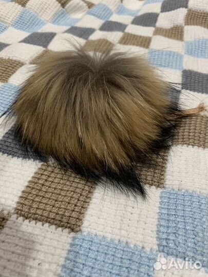 Помпон из натурального меха
