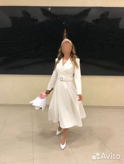 Платье белое Lichi, размер S