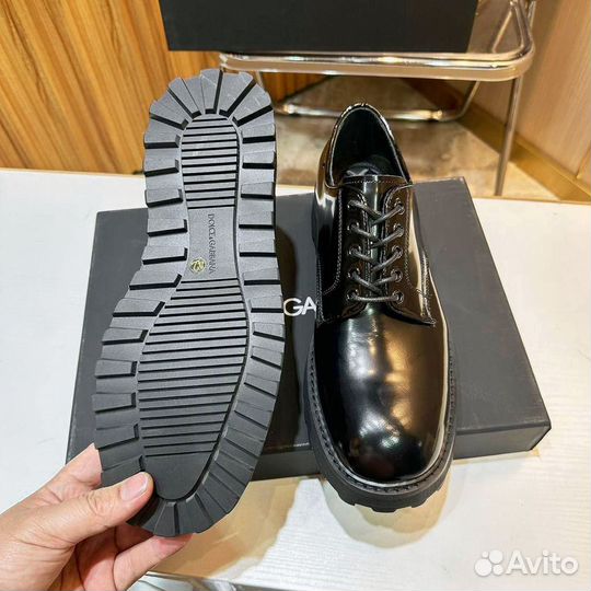 Мужские лоферы Dolce Gabbana кожаные