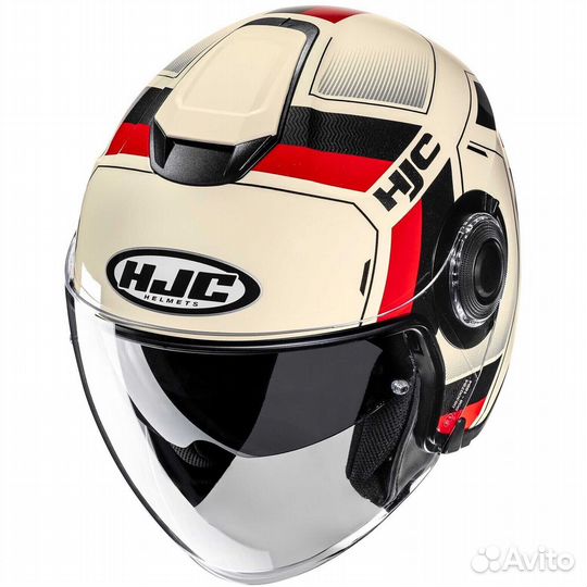 Hjc i40N velu MC1 Motorcycle Jet Мотошлем
