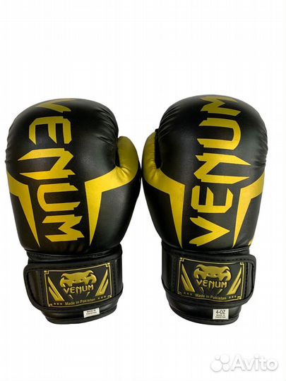 Перчатки боксерские детские Venum кож/зам 4 oz