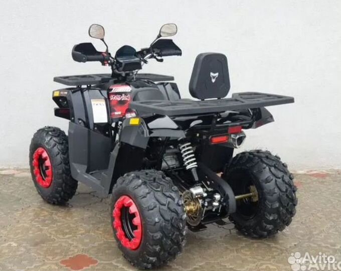 Квадроцикл Motoland Wild Track 200 LUX черн. красн