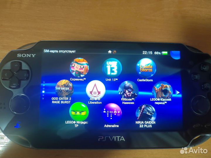 Playstation Vita fat 128 гб + 8 гб (прошитая)