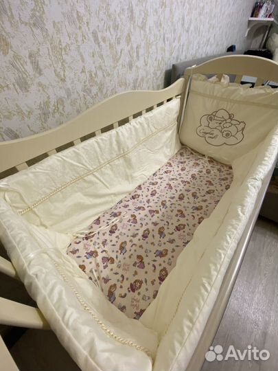 Бортики на детскую кроватку