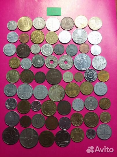Монеты иностранные наборы № 114,115,116,117,118