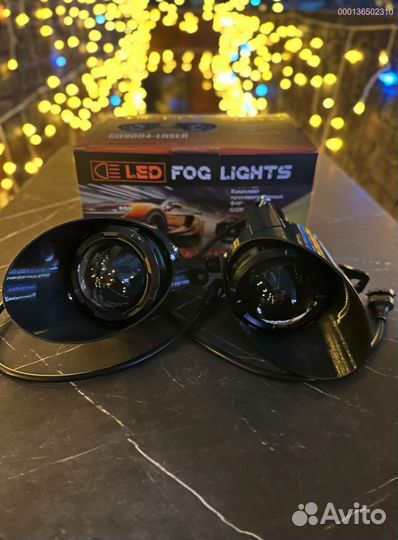 Яркие bi LED лазерные туманки Volkswagen