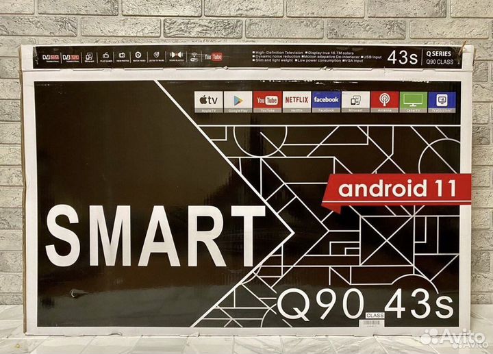 Телевизор Smart tv с голосом + доставка + гарантия