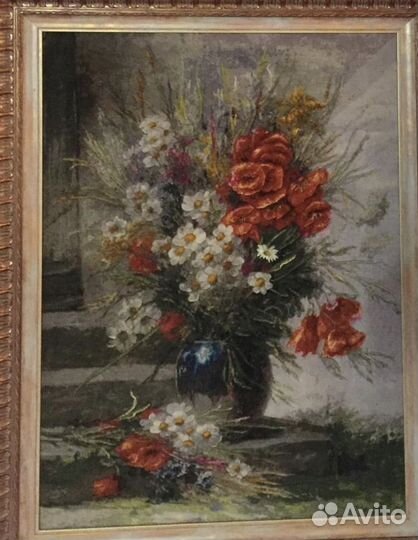 Картина из шелка