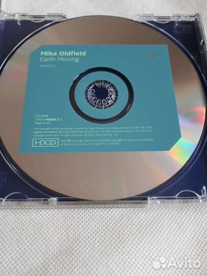 CD Mike Oldfield Earth Moving hdcd Фирменный