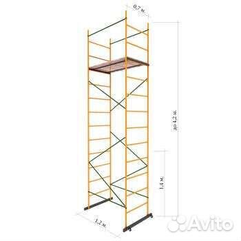 Вышка-тура Дачник 0,7х1,2х4,2м