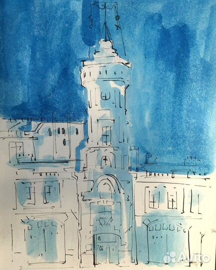 Рисунок «Пожарная часть на Ваське»